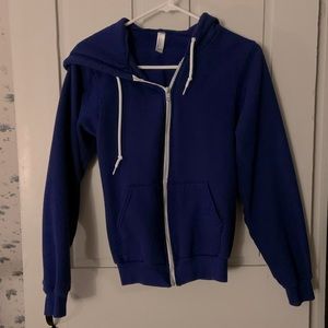 American Apparel zip up flex fleece hoodie